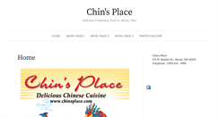 Desktop Screenshot of chinsplace.com