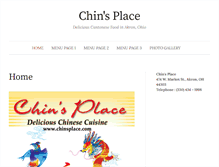 Tablet Screenshot of chinsplace.com